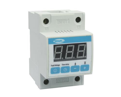 Single Phase Modular Digital Over and Under Voltage Protector (TDP-1 Rated voltage: 220VAC/110VAC Type: Single Phase Modular Digital Over and Under Voltage Protector)