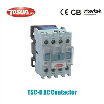 TSC-D AC Contactor (Rated working current(A) / AC4 / AC3 capacity of phase 3 squirrel-cage motor AC3(KW) / 380/400V / 415V)
