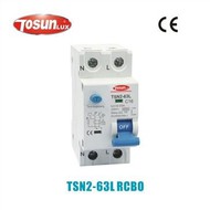 RCBO TSN2-63L (Number of Poles / Rated Current (A) / Rated Residual Operating Current (I△n)(mA) / Rated Residual Non-operation Current (I△no)(mA) / Type)